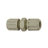 Riegler Rechte slangverbinding, voor slang 8/10 mm, SW 22, werkdruk max. 10 bar (20 °C) / max. 2,5 bar (90 °C), PP