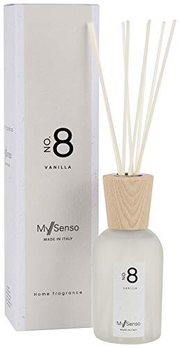 MySenso Premium diffuser no 8 vanille 240 ml mijn senso kamer geur nieuwe look