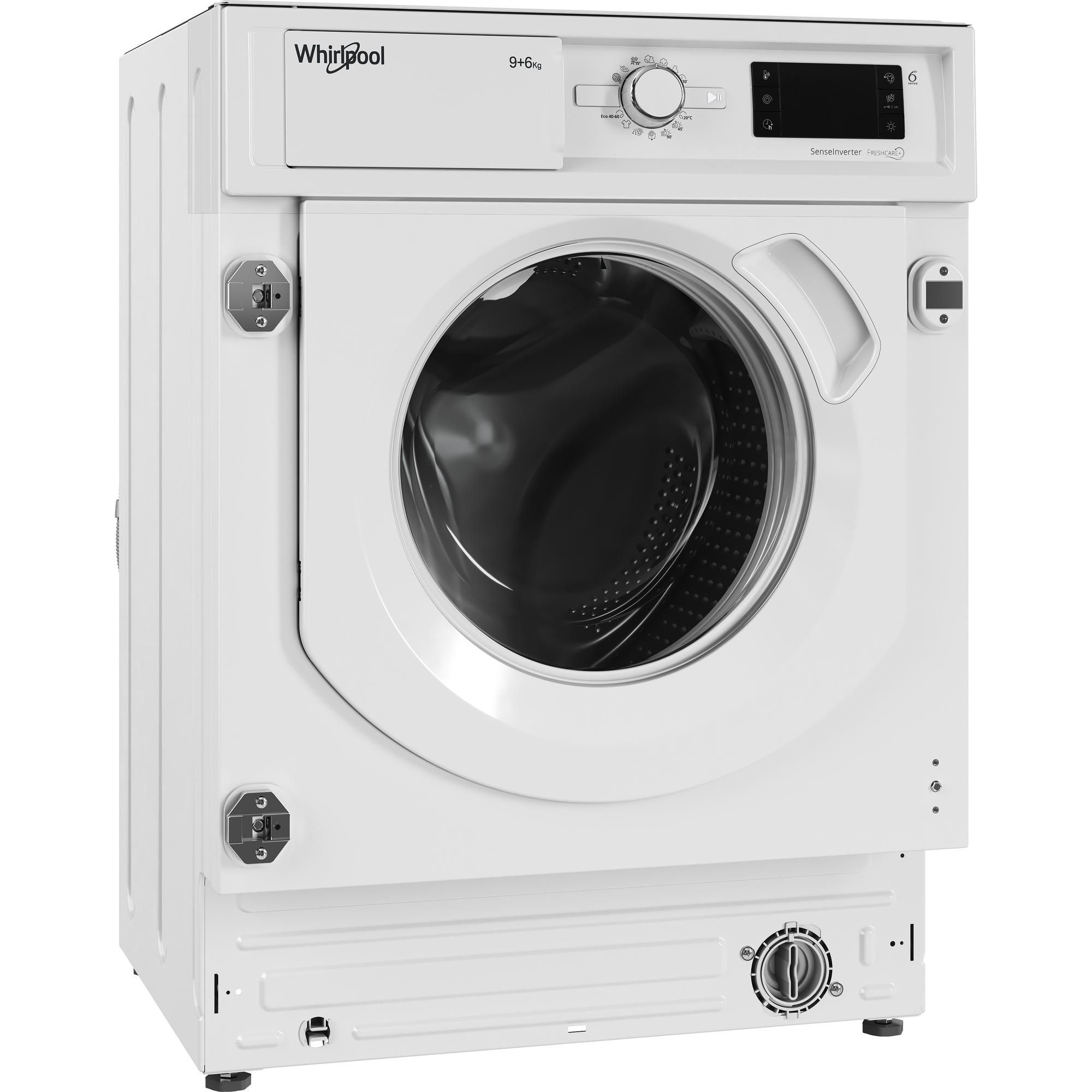 Whirlpool BI WDWG 961485 EU Inbouw Was-droogcombinatie - Wit