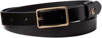 Calvin Klein Dames Riem Imitatieleer Zwart