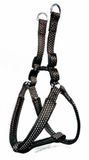 ARQUIVET Verstelbaar hondenharnas van nylon, glad, zwart, 2 x 45-55 cm