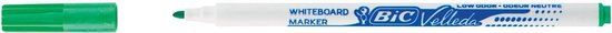 Velleda Bic Velleda Whiteboardmarker 1721 Groen 24 stuks