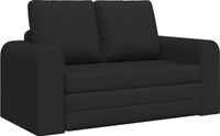 vidaXL Canapé-lit Noir Tissu 148 x 71 x 83 cm