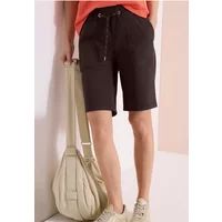 Cecil Mid Waist Straight Leg Shorts Cacao Brown