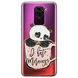 ERT GROUP mobiel telefoonhoesje voor Xiaomi REDMI NOTE 9 origineel en officieel erkend Babaco patroon Panda 005 optimaal aangepast aan de vorm van de mobiele telefoon, gedeeltelijk bedrukt