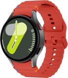 Strap-it Siliconen Wave bandje - Rood