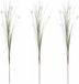 Mica Decorations - 3x Rietgras Kunstplant - Groen/Wit - 84 cm