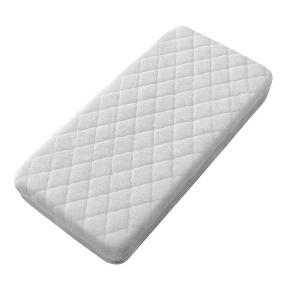 Interbaby Matrasbeschermer Gewatteerd Katoen 60 x 120 cm Wit