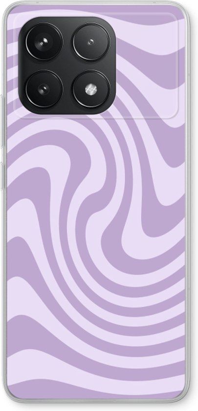 Case Company® - Xiaomi Redmi K70 Pro Case - Swirl Purple - Soft Cover