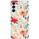 Samsung Galaxy A25 Flower wall bedrukt siliconen hoesje