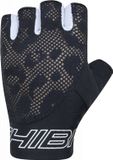 Chiba Lady Prime Fitness Handschoenen - Vrouwen - Kort Vinger - Neopreen/Polyamide - Zwart/Wit - Maat L