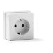 Famatel 5023-B.1 - prise latérale, 16 A, 250 V (emballage blister)