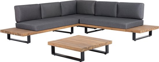 Beliani MYKONOS - Loungeset - Lichte houtkleur - FSC® Gecertificeerd Acacia Hout