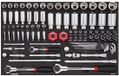 SONIC Equipment SONIC doppenset 1/4+ 3/8 + 1/2 metrisch 93-delig SFS (309302)