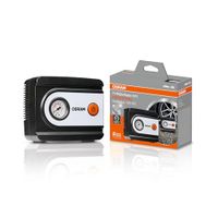 OSRAM TYREinflate 611 ESSENTIAL, analoge bandenpomp, pompt op in 4,5 minuten, 60 cm slang, adapter meegeleverd