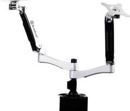 Silverstone SST-ARM22SC flat panel bureau steun 61 cm (24") Zilver