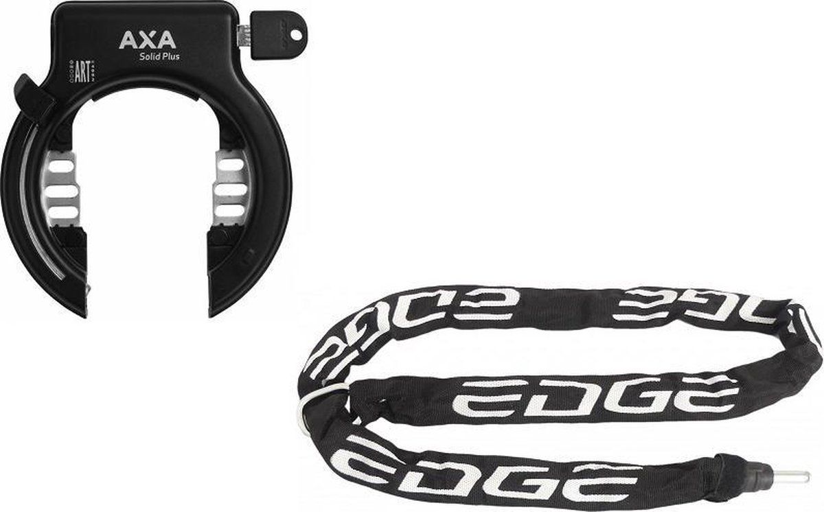 Axa Ringslot Solid Plus ART2 met insteekketting Edge 140cm