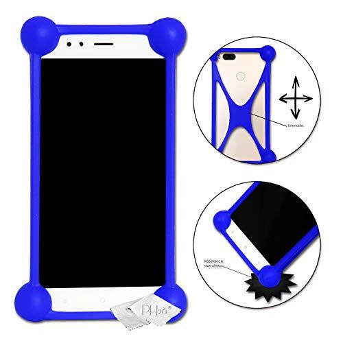 Ph26 Schokbestendige beschermhoes voor Lenove Note20U Super Silicone Bumper Kwaliteit voor Lenove Note20U - Blauw