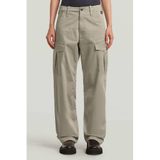 G-STAR straight regular waist cargobroek beige