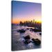 Image sur toile Coucher de soleil à New York, 60x90