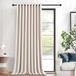 Rideau occultant thermique sans marque avec œillets - largeur supplémentaire 300 cm - longueur 240 cm - 1 pièce - beige