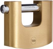 Yale Kettingslot Y114B/80 - 80 mm Messing Waterdicht Buiten