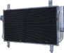 HELLA Condensateur, climatisation, sans déshydrateur, conduites de réfrigération parallèles, adapté entre autres pour MITSUBISHI
