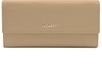 Lazarotti Bologna Leather Wallet With 12 Card Slots Sand beige