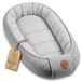 Totsy baby ASE Spolka Akcyjna Knus Baby Nestje Pasgeborene – zacht draagbaar en comfortabel Nest voor Ledikant Kinderbed Wieg Babykamer en Onderweg – behaaglijk voor Jongen & Meisje 90x50 cm Lichtgrijs Corduroy