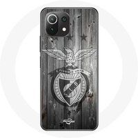 Maniacase Hoesje Xiaomi Mi 11 Lite slb benfica grijze achtergrond
