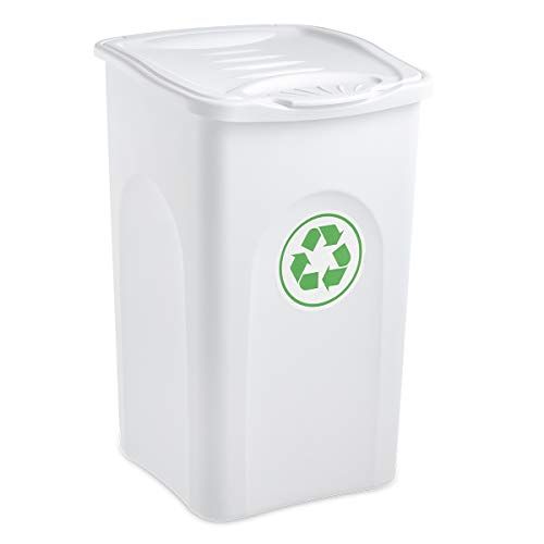Stefanplast Begreen Bin - 50 L - Wit