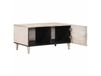 Maison Exclusive Table basse, blanc, 80 x 50 x 40 cm, manguier massif