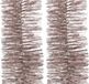 Decoris Kerstslinger - 4 stuks - Lichtroze - 270 x 7 cm - Folieslinger
