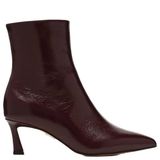 Steve Madden Lulah leren enkellaarzen met hak - bordeaux