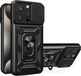 Techsuit Hoesje geschikt voor Apple iPhone 16 Pro - Camshield Back Cover - Zwart