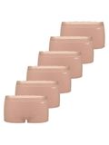 sloggi Dames shorts slip 6 pack Go Blush