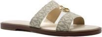 Michael Kors Erin Leather Flat Sandal Vanilla Dames Maat 40
