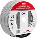 Maclean TV Systems RG6 Coaxiale kabel 1.0CCS 100 m