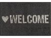 wash+dry Icecat Wash+Dry Warmly Welcome Decorative Doormat Indoor Rectangular Black, White 50 x 75 cm