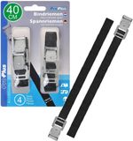 ProPlus Voordeelset van 6x stuks caravan/camper fietsen spanbanden 40 en 75 cm