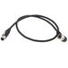 HangTon Câble d'alimentation coudé Hirose 4 broches vers Mini XLR 4 broches pour appareil photo SONY F55 F5 FS7 vers moniteur TVLogic VFM LVM SRM, Alphatron EVF 80 cm