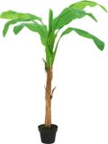 vidaXL Kunstboom met pot banaan 180 cm groen