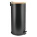 spirella Pedaalemmer 30L - ADONIS - Vuilnisbak - Bamboo - Zwart