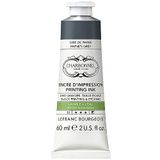 Lefranc Bourgeois 301505 Charbonnel, waterafwasbare koperdrukverf met uitstekende lichtechtheid, veganistisch, 100% oplosmiddelvrij, 60ml tube - Paynes Grey
