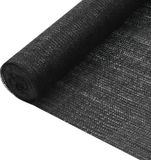 vidaXL Privacynet 75 g/m² 3,6x50 m HDPE zwart