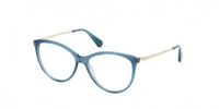 Max&Co. Mo5120 Eyewear receptframe voor dames, Glanzend turquoise