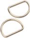 Prym Halfronde (D-)ringen 40mm new gold 2st.
