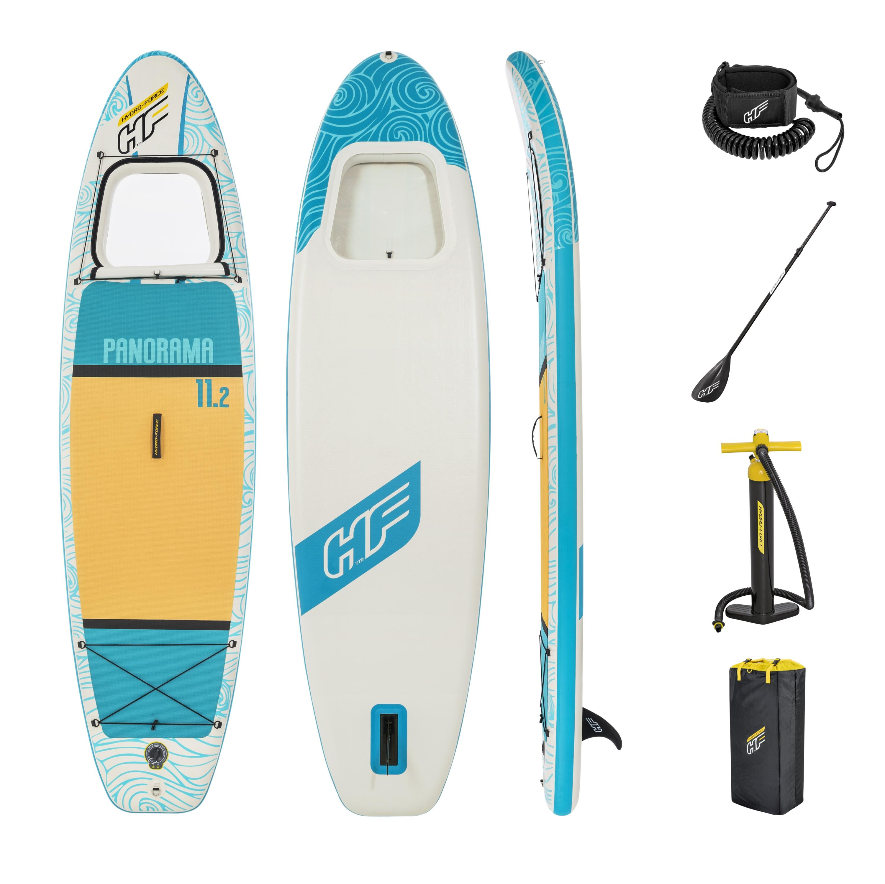 Bestway Hydro-Force Panorama Opblaasbaar Stand-Up Paddleboard Set 3,40 m