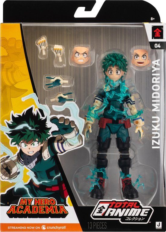 Jazwares Total Anime 16,5cm Figuur My Hero Academia Izuku