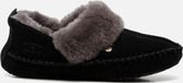 Warmbat Barrine Suede Dames Sloffen - Zwart